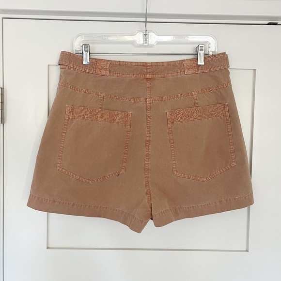 Ulla Johnson Riley Cotton Shorts - Terracotta - Picture 5 of 9